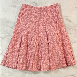 Gap Pleated Full Pink Floral
Fully Lined Cotton Midi Skirt Size 4